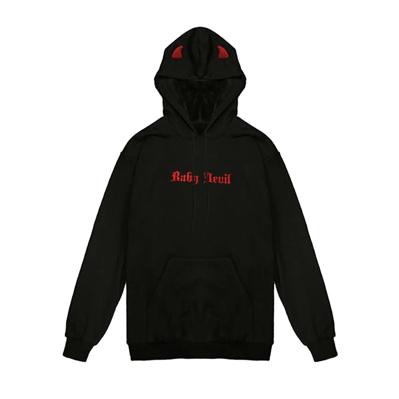 

Halloween Party Black Hoodies Gothic Punk Hooded Sweatshirts for Women Streetwear Hoodie Costume Long Sleeve Hooded Pullovers