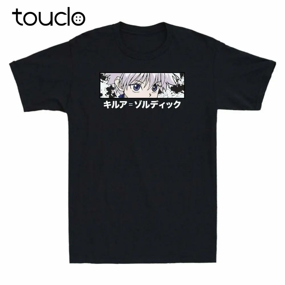 X Hunter Аниме Killua Eye Hisoka Gon графическая футболка HxH shirtlist для благотворительности |