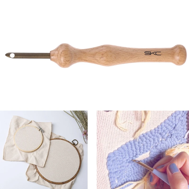 

Knitting Embroidery Pen Weaving Sewing Felting Craft Punch Needle Threader Tool 95AA