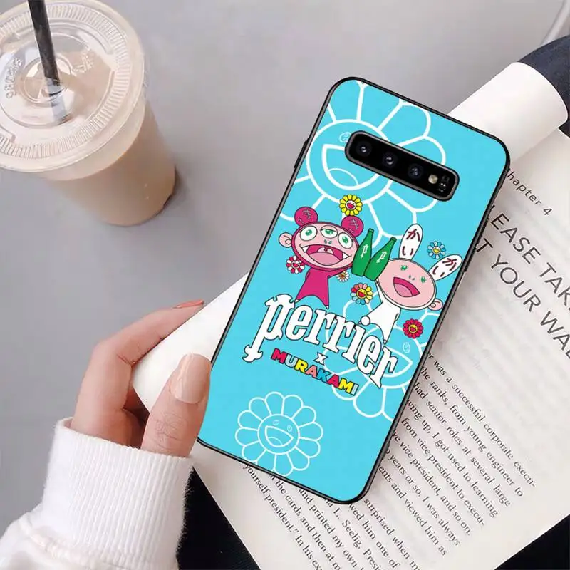 

Perrier Soda Phone Case For Samsung S20 Ultra S10 S10e S8 S9 Plus S7 Edge Note 10 9 8 Black Soft TPU Cove Fundas