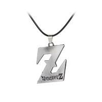 lucky letter z zigzag japanese anime character logo men pendant necklace love woman mother girl gift wedding blessing jewelry