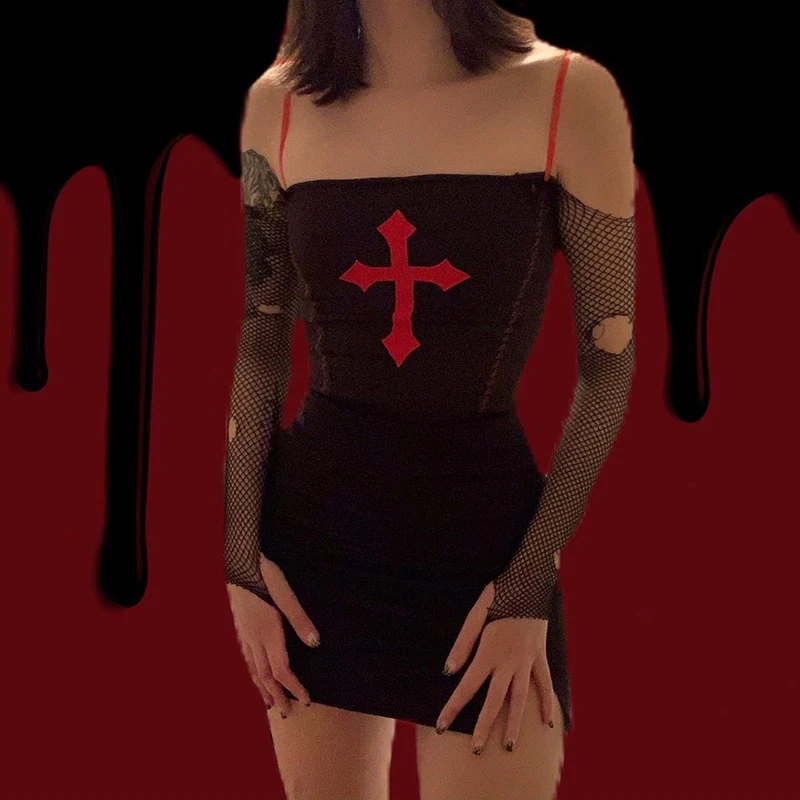 Женский винтажный топ в готическом стиле InsDoit Черный Уличный корсет без рукавов