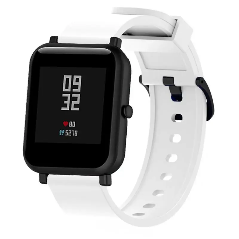 Силиконовый смарт-браслет для часов Xiaomi Huami Amazfit BIP BIT RITMO Lite Youth спортивный браслет
