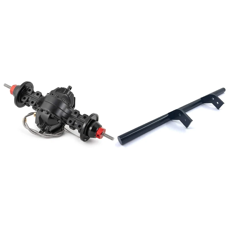 

Front/Rear Medium Differential Axle Built-In Gear With RC Truck Metal Rear Bumper, For 1/14 Tamiya RC Benz Man Scania