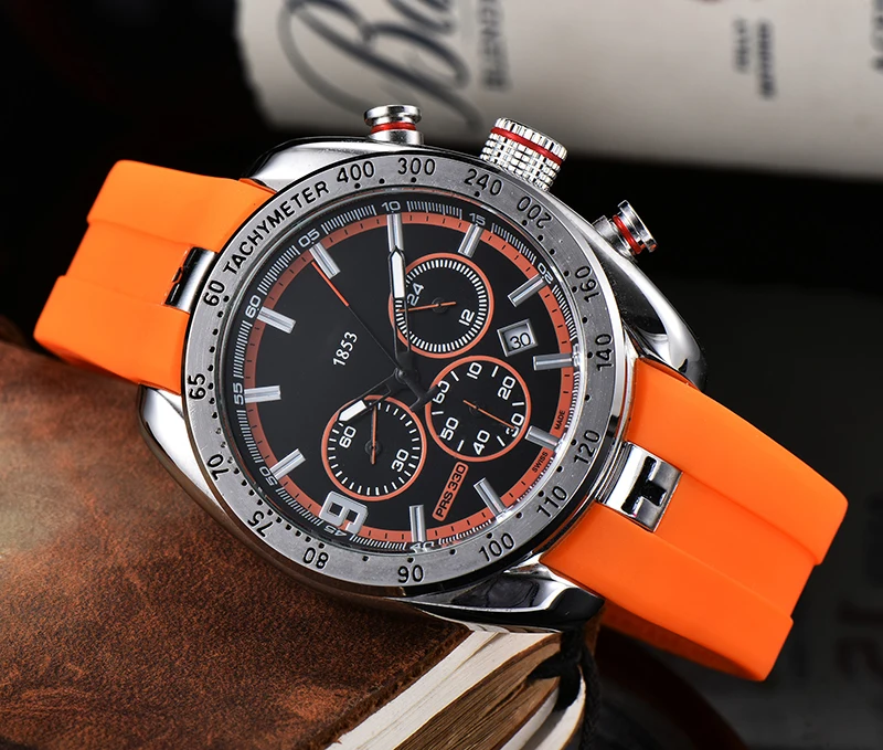 Часы наручные TiSo Мужские кварцевые брендовые Роскошные модные светящиеся