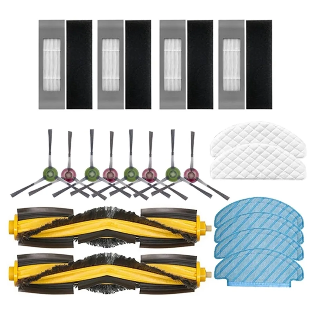 

Main Brush Mop Filter For ECOVACS DEEBOT OZMO T8 AIVI T8 MAX Vacuum Cleaner Replacement Kit For Home Cleaning