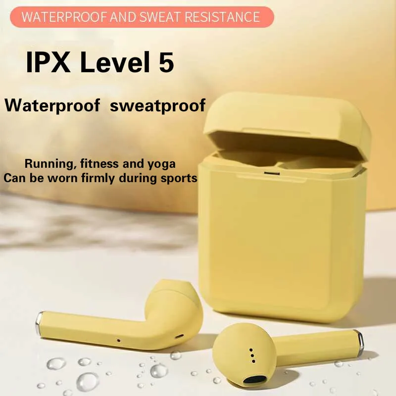 Новая улучшенная Беспроводная гарнитура HIFI Tws Inpods 2 UP Version I2 матовая Bluetooth 5 0