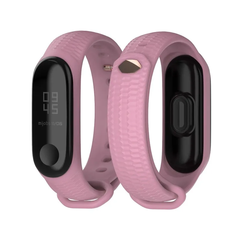 Силиконовый браслет спортивный ремешок для Mi Band 3 Xiaomi 4 Miband Смарт часы