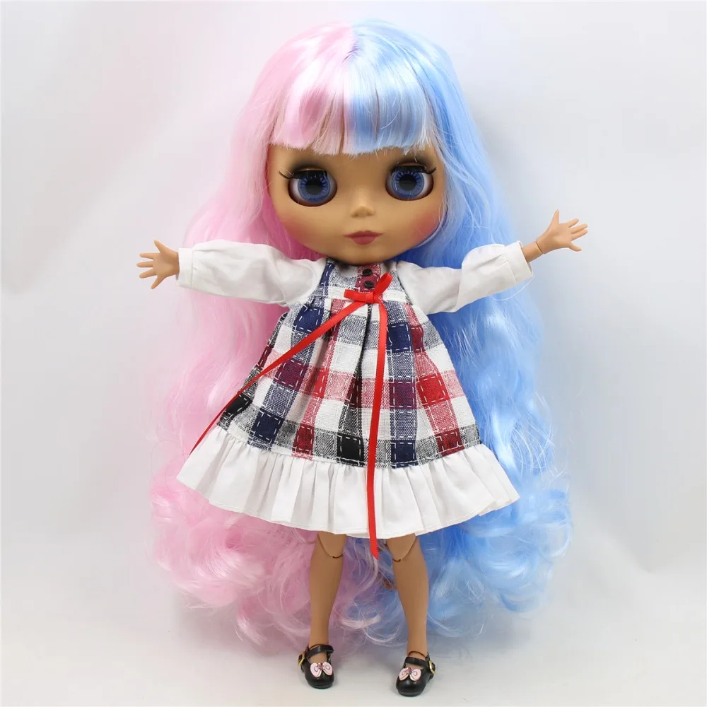 Ледяной DBS Blyth кукла 1/6 bjd игрушка красочные смешанные волосы случайные глаза