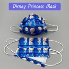 Детские одноразовые маски для лица Disney, маски для девочек холодная принцесса, тушь для лица, милая мультяшная маска с принтом розовая маска для детей