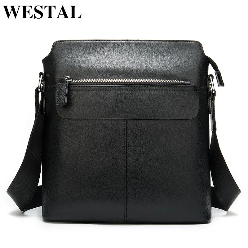 Сумка мессенджер WESTAL Мужская из натуральной кожи| |