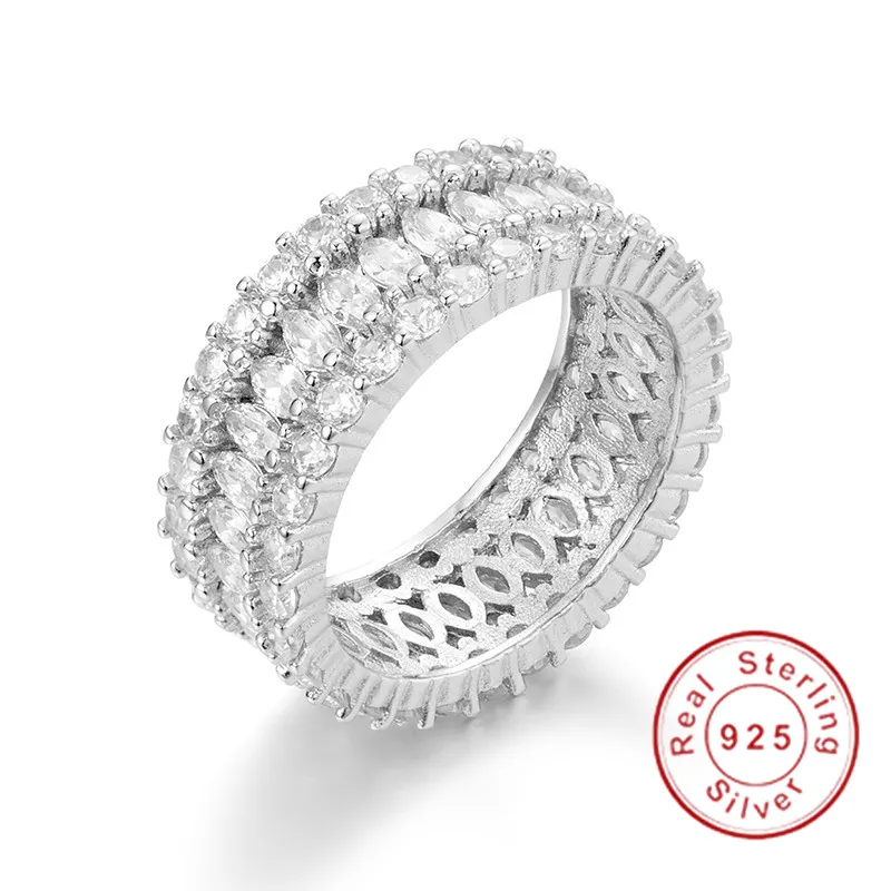 Женское кольцо из серебра 925 пробы с фианитом|Кольца| |