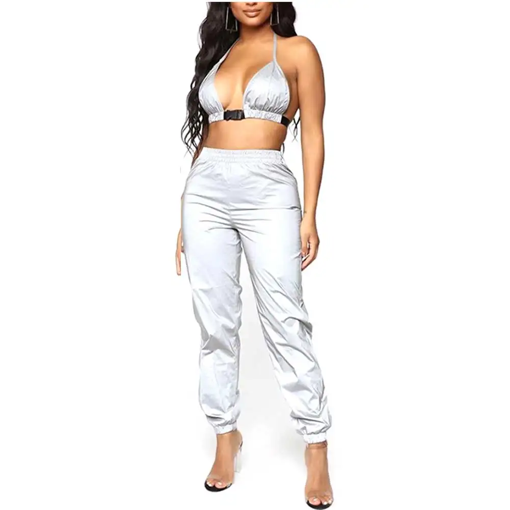 Лидер продаж Для женщин Светоотражающие пряжки жилет с вырезом на спине