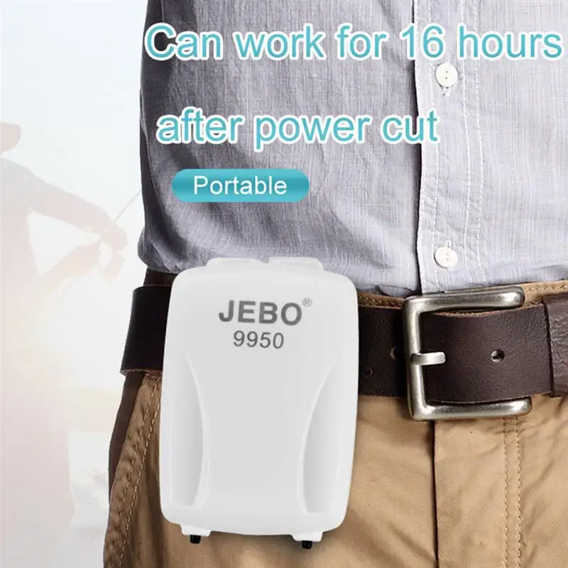 Воздушный насос JEBO для аквариума регулируемый бесшумный воздушный аксессуары 9950