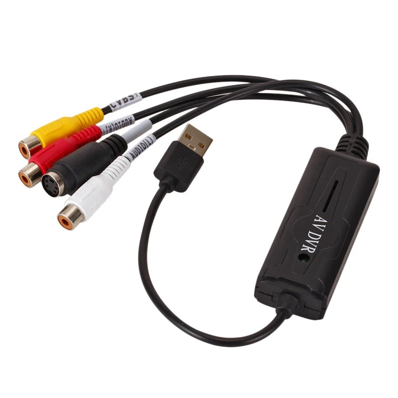 

Video Capture Card, USB 2.0 Drive-Free Single-Channel Monitoring Computer Recording Video Capture Card