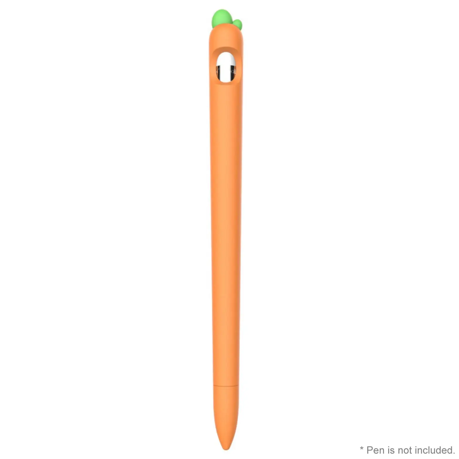 

Мультяшный силиконовый стилус в форме моркови защитный чехол для Apple Pencil 1/2 чехол для сенсорного стилуса
