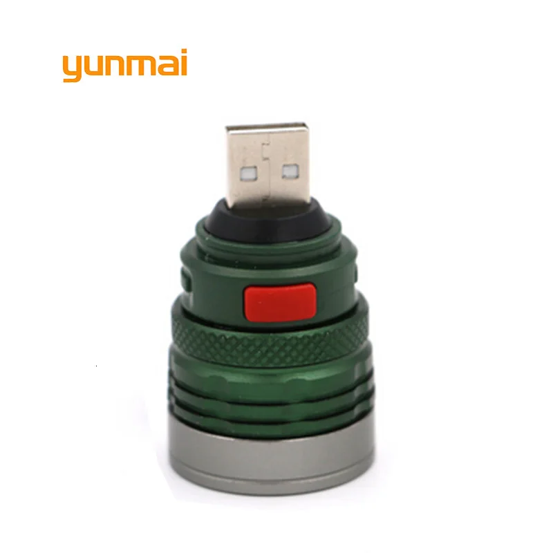 yunmai 2019 Mini Usb LED Flashlight NEW Q5 Aluminum Work Light 2000LM Waterproof Lanterna 3 Modes Portable Torch Lamp | Лампы и