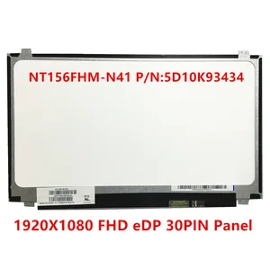 laptop matrix 15 6 led lcd screen for nt156fhm n41 pn 5d10k93434 1920x1080 fhd edp 30pin panel 1080p replacement free global shipping