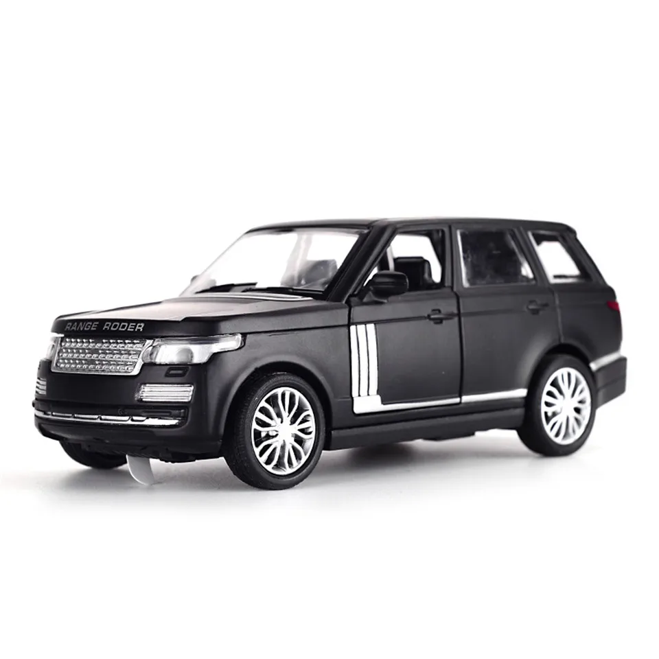 Горячая литая модель автомобиля 1:32 Range Roder SUV мигающий Звук детские металлические
