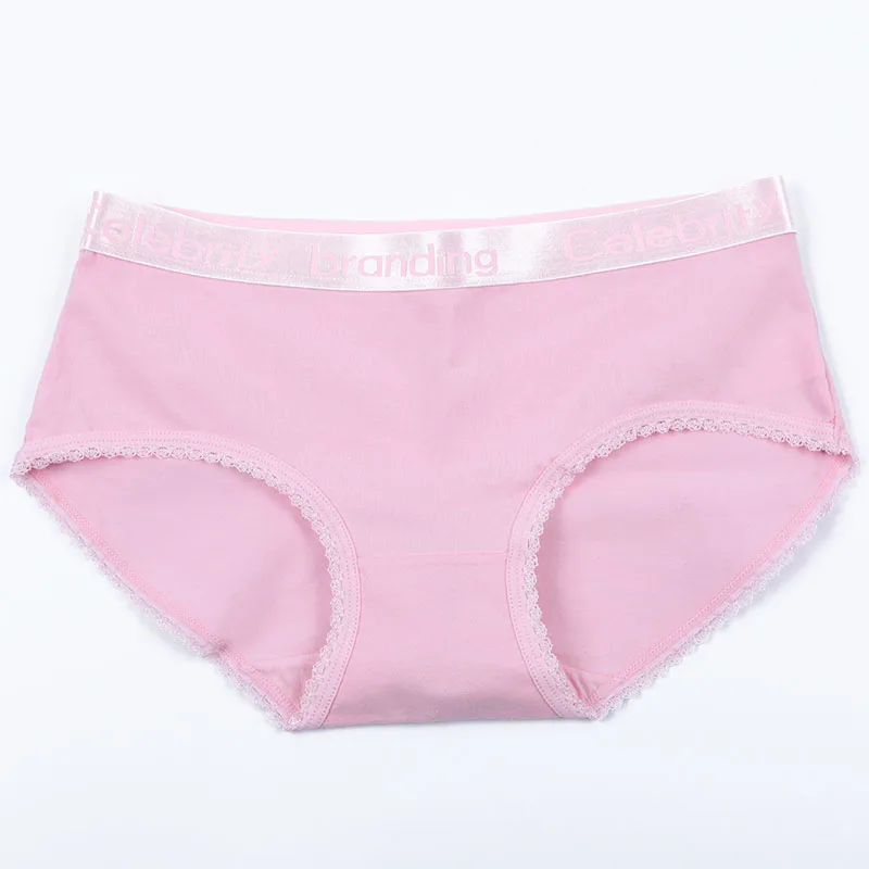 ZJX 5 шт./компл. новые трусики для женщин из мягкого хлопка со средней посадкой