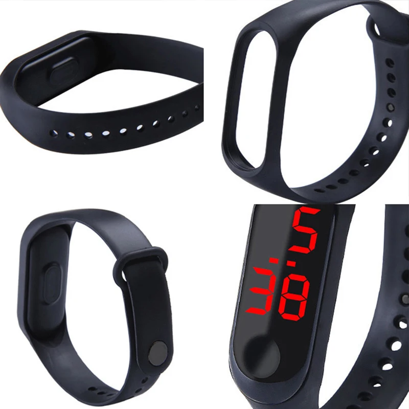 M2 смарт-браслет электронные часы студенческие спортивные Кнопка LED календарь