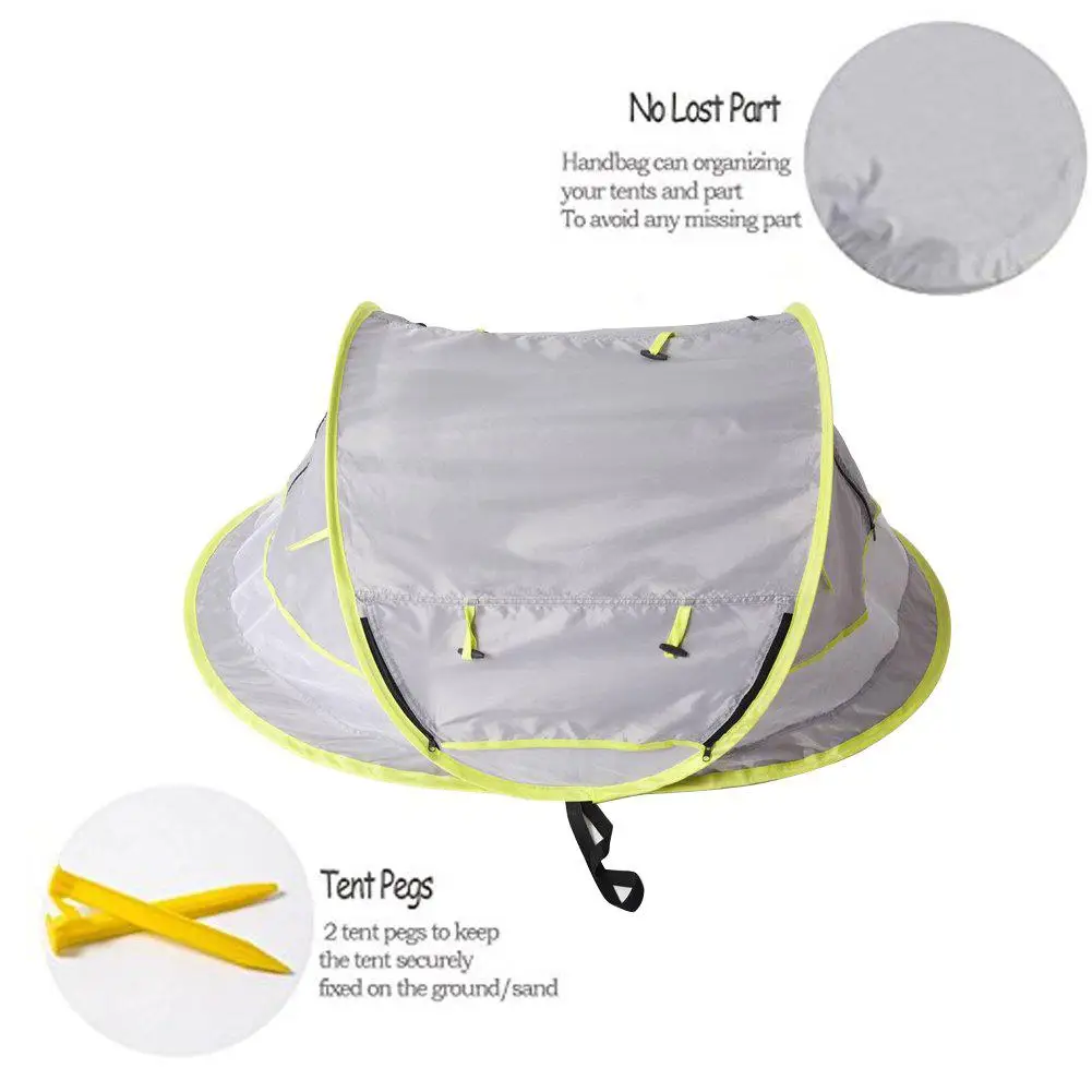 

Kids Tents Storage Pocket Waterproof For Children Girls Boy Night Sleeping Foldable Pop Up Mattress Mosquito Net Camp Beach Bed