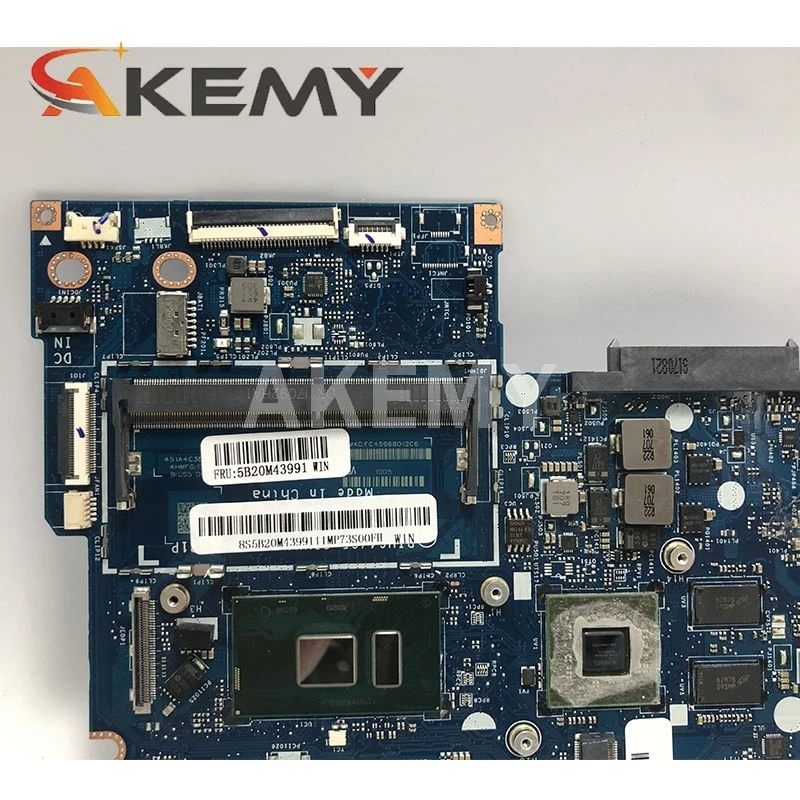 

FOR Lenovo YOGA 510-15IKB FLEX 4 1580 laptop motherboard 5B20M32599 BIUS4/S5,CIUY0/Y1 LA-E221P mainboard With i5-7200 2.5 Ghz 2G
