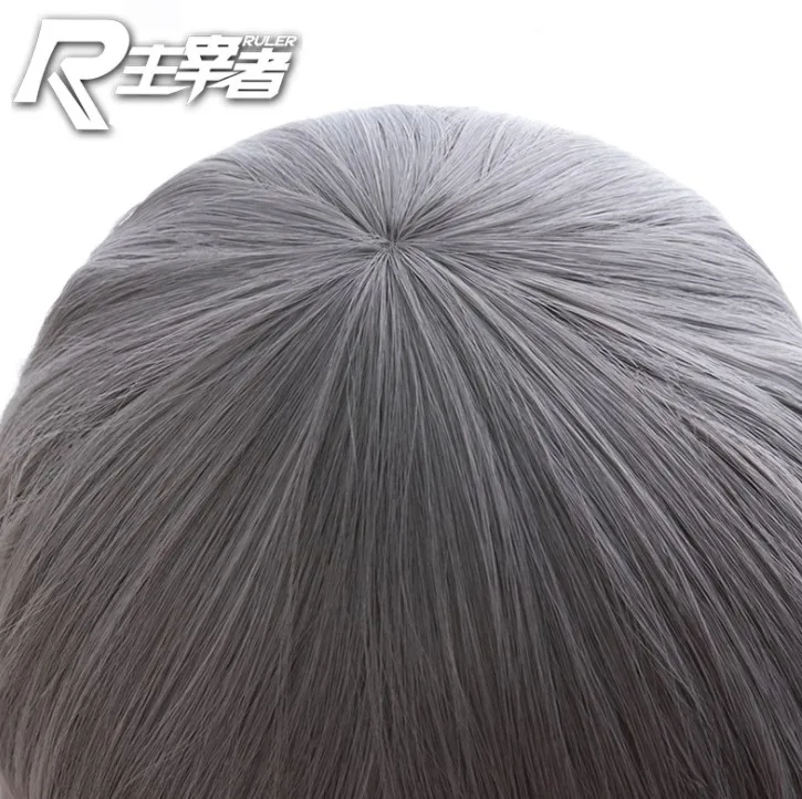 

Rascal Does Not Dream Of Bunny Girl Senpai Sakurajima Mai Cosplay Wigs Synthetic Hair Long Straight Gray Hair Headgear Role Play