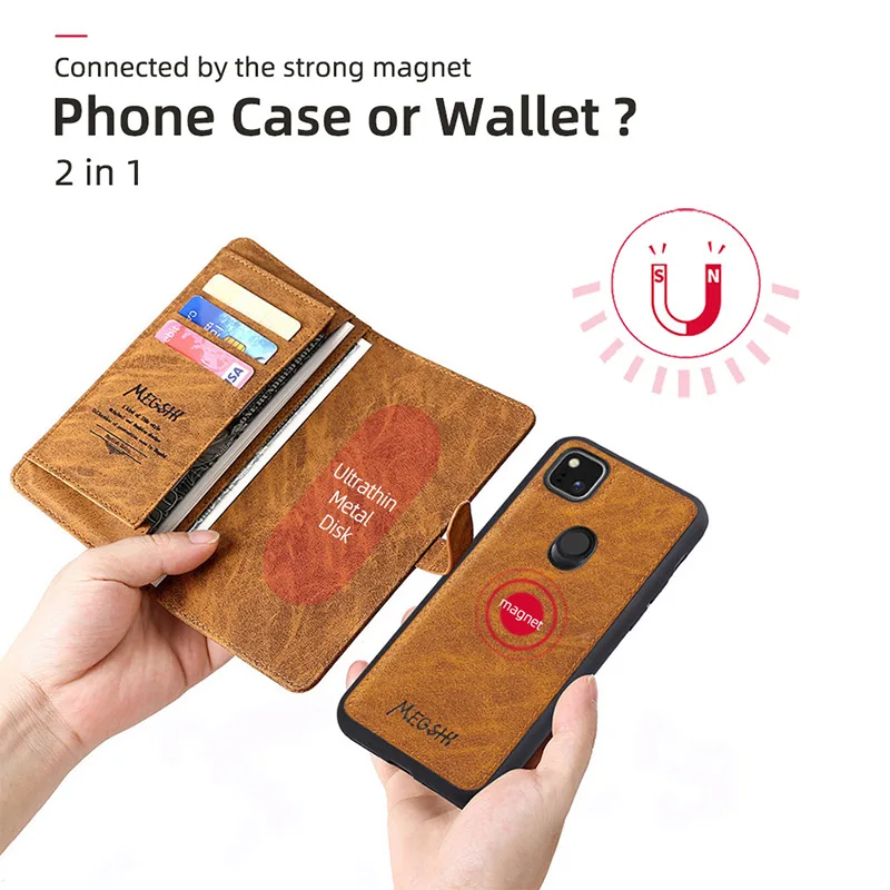 Высокое качество чехол для Google Pixel 4A кошелек с подставкой книжка ремешком 4A/3XL