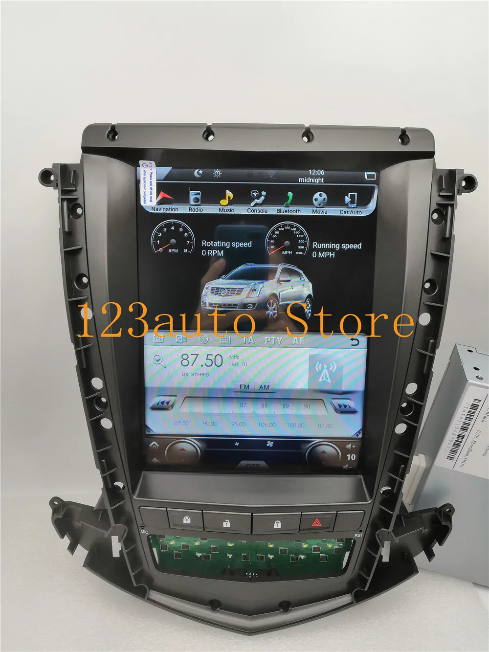 10,4 ''Tesla стиль Android 8,1 автомобильный DVD gps плеер Радио Навигация для Cadillac SRX 2009 2010 2011 2012 PX6 CARPLAY ips стерео