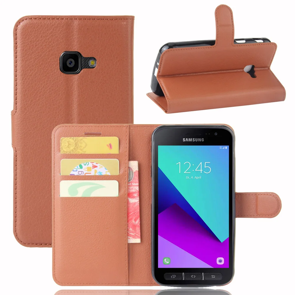 Чехол-бумажник, держатели для телефонов samsung Galaxy XCover 4 G390F X Cover4, защитный чехол из искусственной кожи