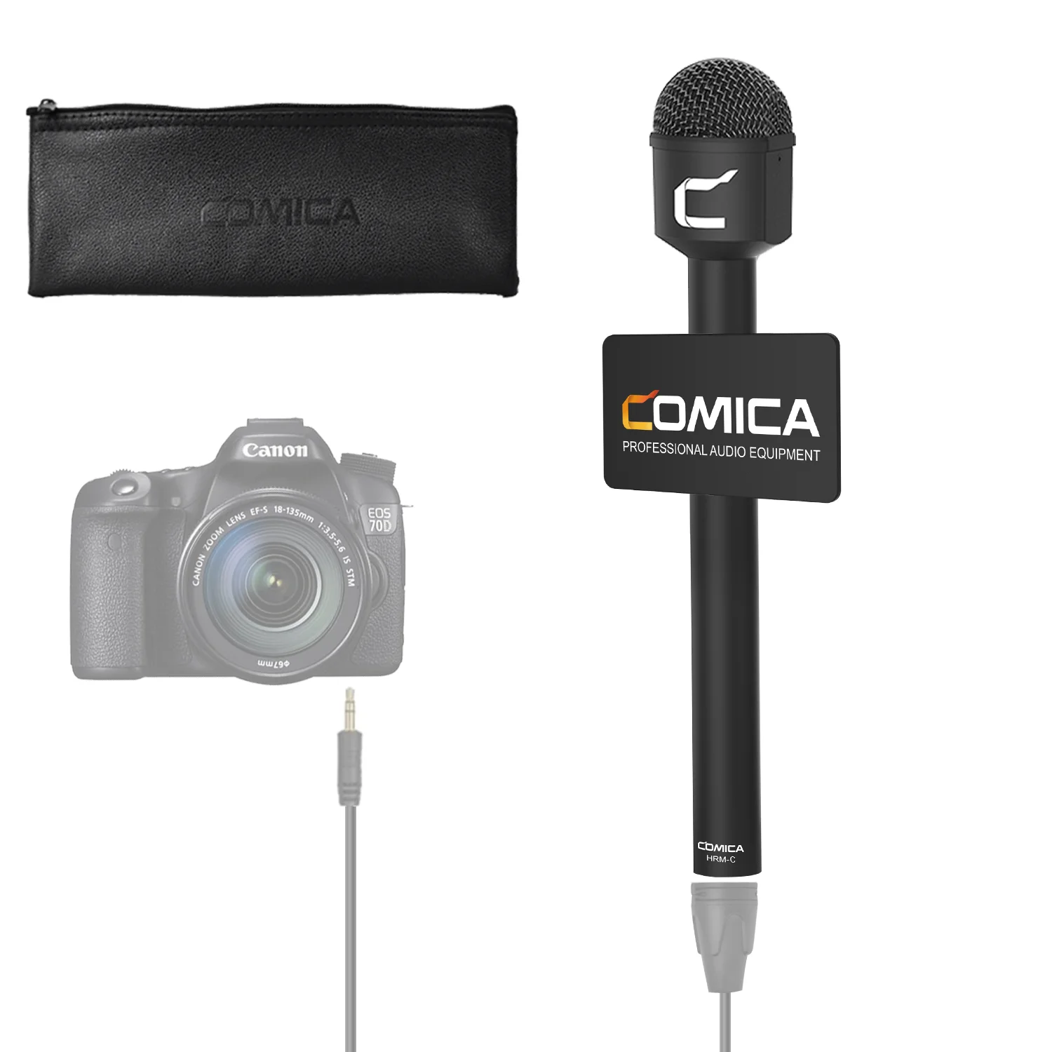 

Comica HRM-C Handheld Dynamic Omni Microphone XLR Interview Mic for DSLR Cameras Camcorder Smartphone Report Presentation Speech