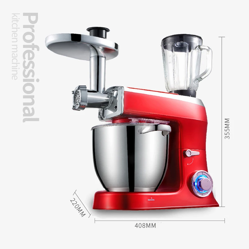 YTK 7.5L 1500 Вт бытовой Электрический блендер кухонный комбайн крем яйцо торт тесто