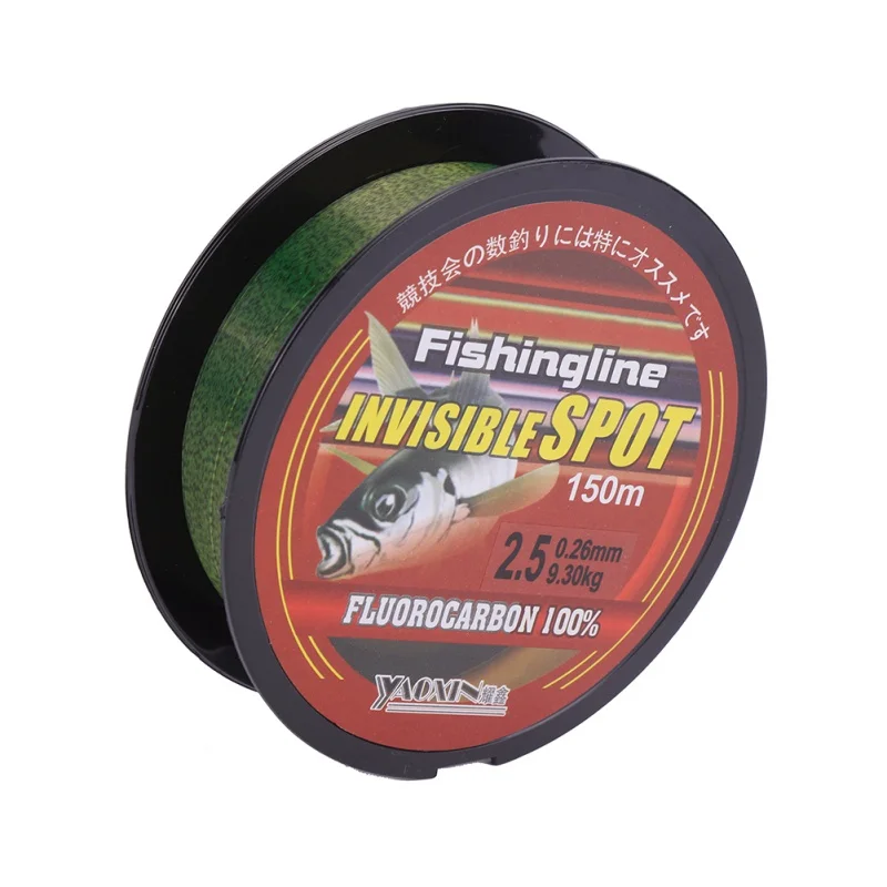 Супернейлоновая прочная рыболовная леска 150 м пятнистая износостойкая невидимая