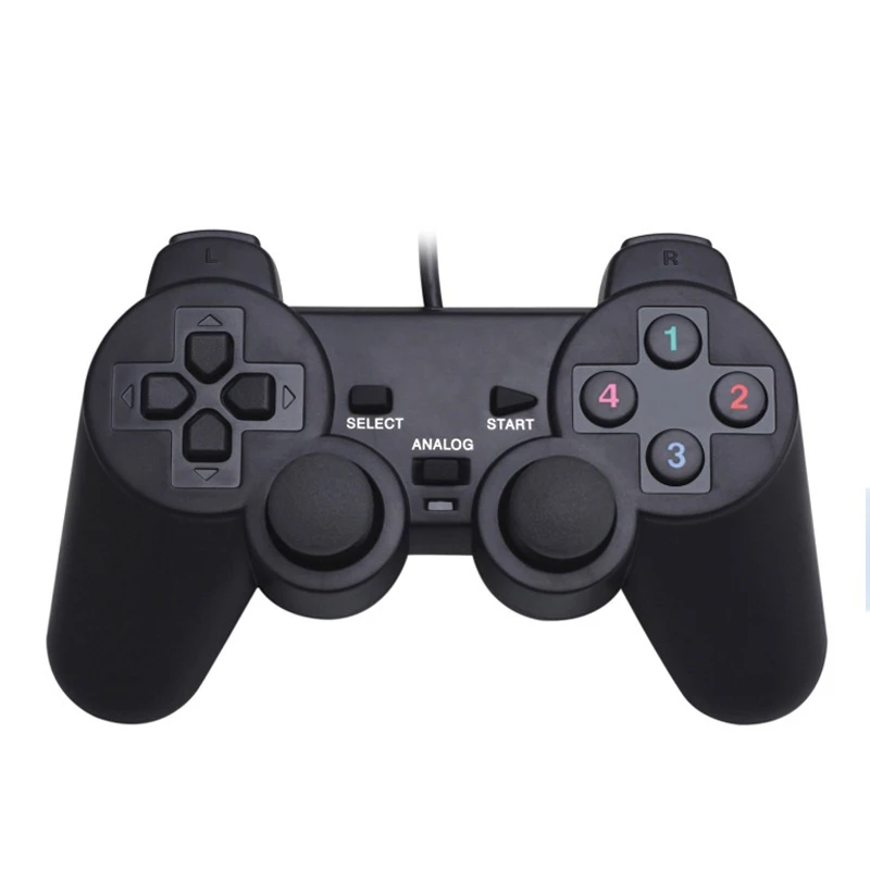 USB игровой контроллер джойстик проводной геймпад для ПК ноутбука Windows Raspberry Pi 4B 3B 3