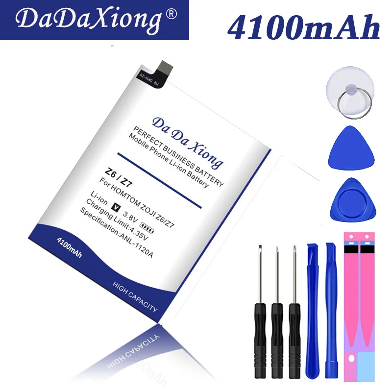 Аккумулятор 4100 мАч для смартфона новая запасная батарея Z6 / ZOJI Z7