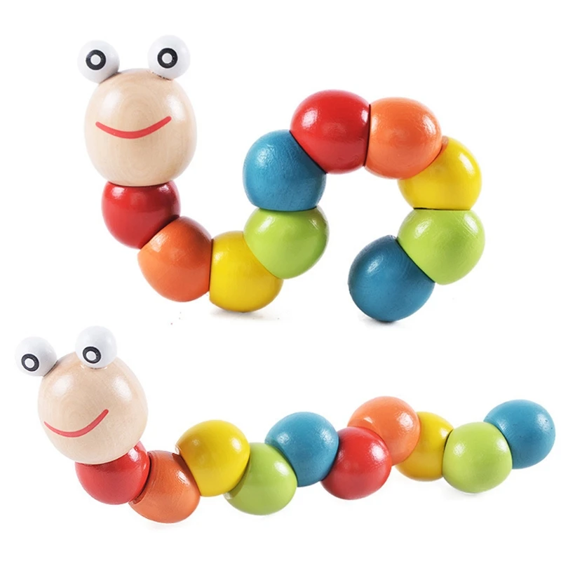 

Cute Cartoon Baby Insect Toy Colorful Twisted Insect Toys Early Education Gift H055