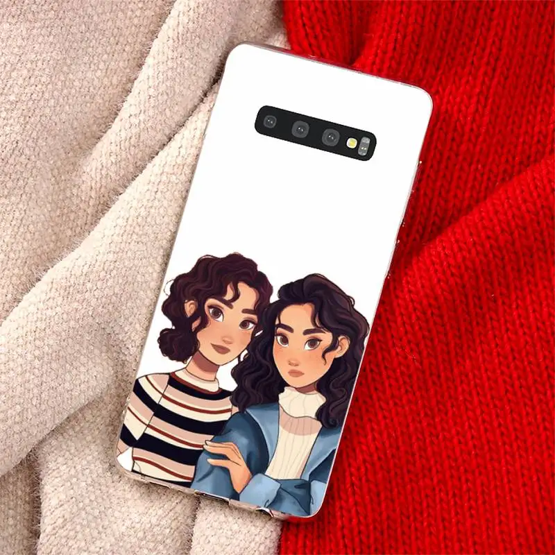 

Girls Best Friends Forever Phone Case Transparent for Samsung A71 S9 10 20 HUAWEI p30 40 honor 10i 8x xiaomi note 8 Pro 10t 11