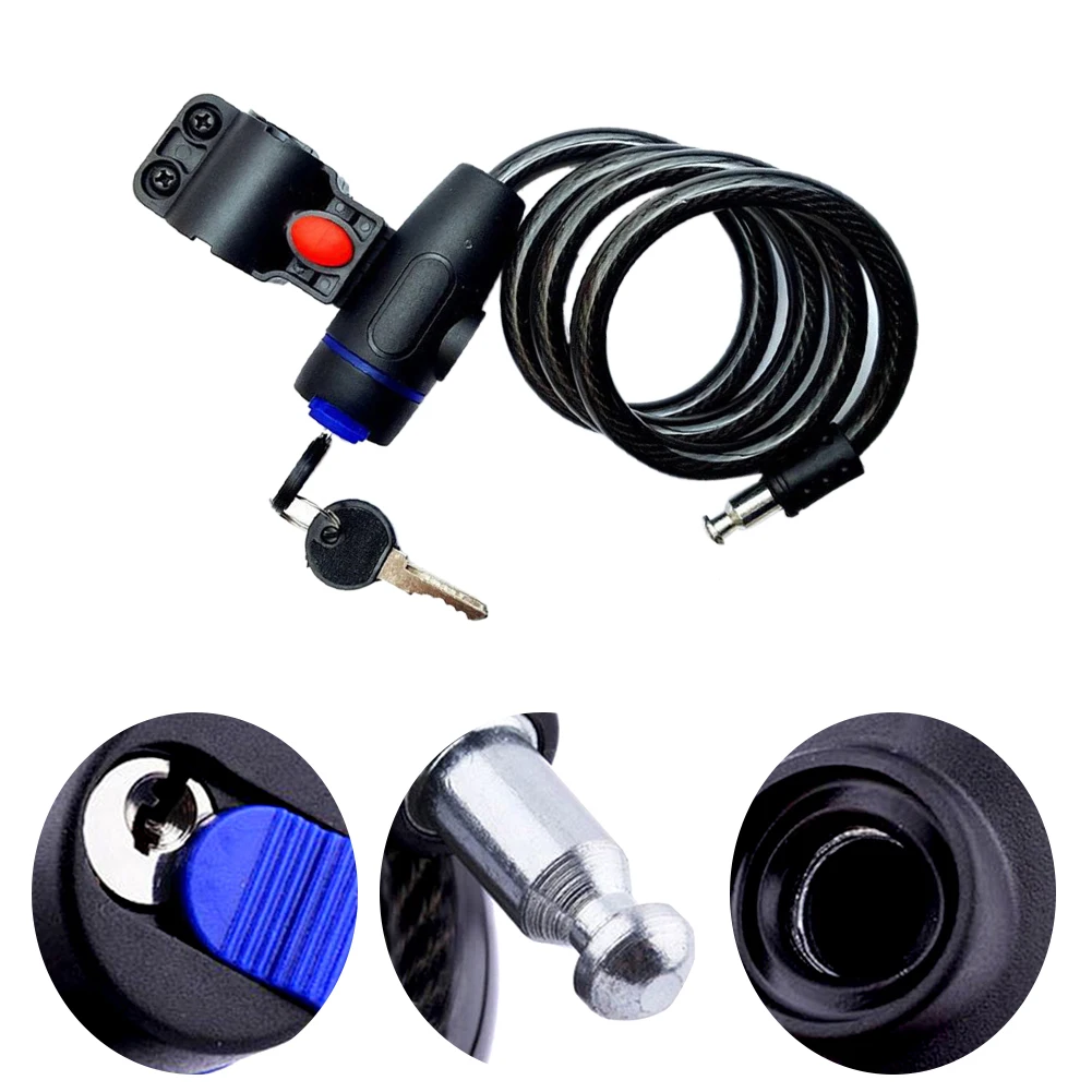 Противокражная Защитная спиральная простая в использовании стальная кабельная