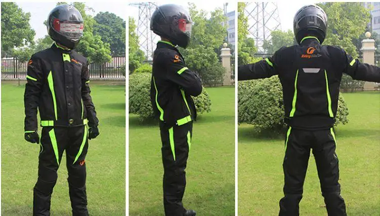 

Unisex Summer Waterproof Motorcycle Breathable Cycling Suit Riders Racing Clothing Anti-crash Motorcycle Suit