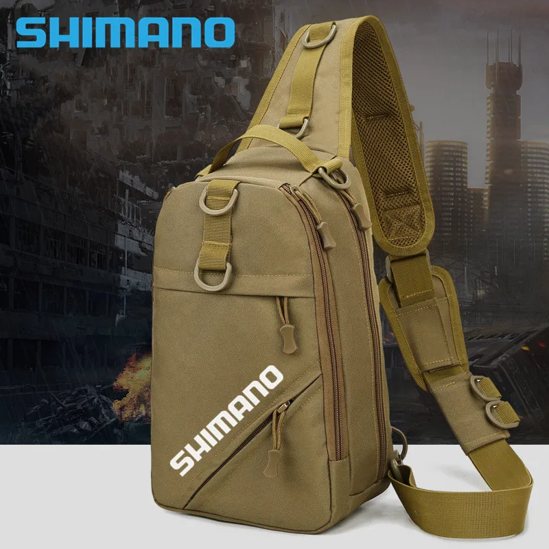 

Military Tactical Bag Shimano Fishing Shoulder Bag Outdoor Sports Utility Trekking Camping Fishing Hiking Hunting Travel Bag