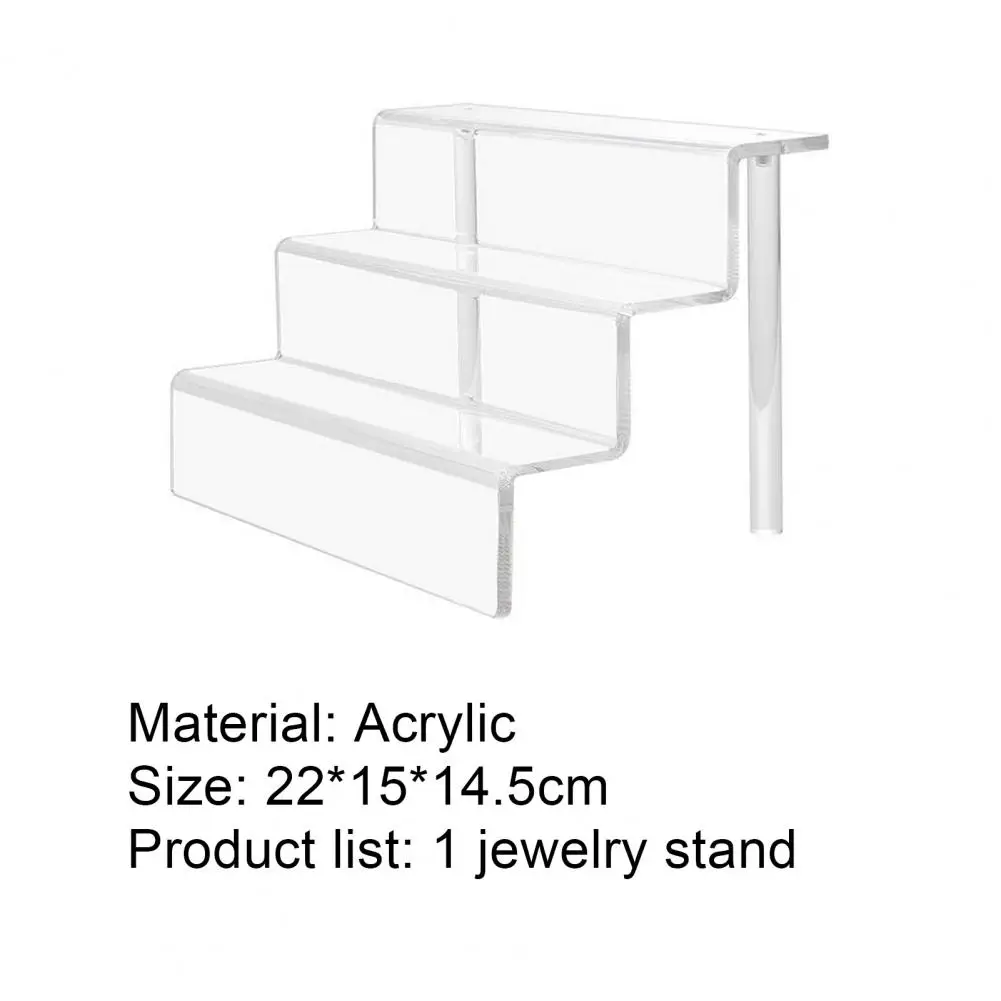 

1pcs Display Shelf Three Layers Large Capacity Space Saving Cosmetics Display Stand Holder Makeup Organizer for Lipstick