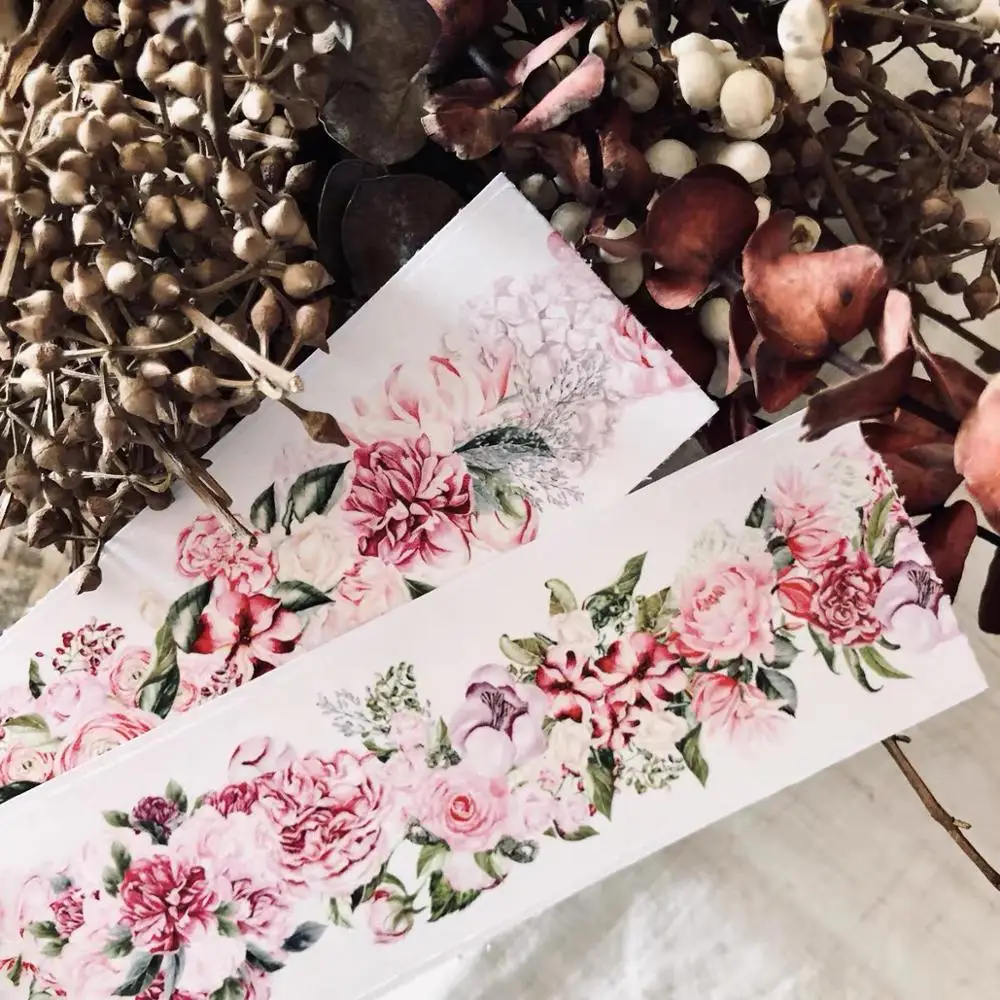 

Whisper of Spring Washi Tape Bullet Journal DIY Scrapbooking Label Stickers