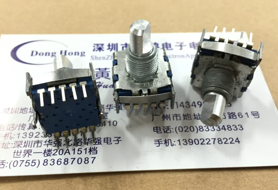 

Japan Alps srbv141404 rotary band switch 4 gear shaft length 15mm switch