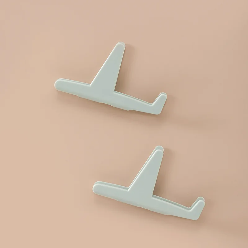 2pcs Plug Hook Mini Airplane Storage Holder Free Punch Kitchen Power Cord Household Tools | Дом и сад