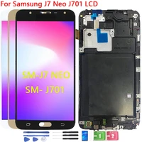aaa quality j701 lcd for samsung galaxy j7 neo lcd display j701 j701f j701m j701mt touch screen lcd assembly replacement parts