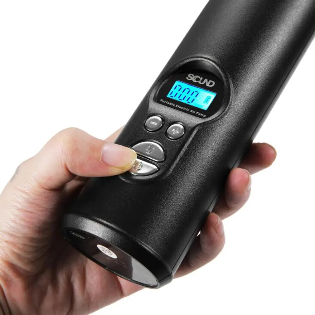

Wireless Air Pump Handheld Digital Display Car Smart Pump Mini Multi-function With Self-lighting Fast Inflatable Pump