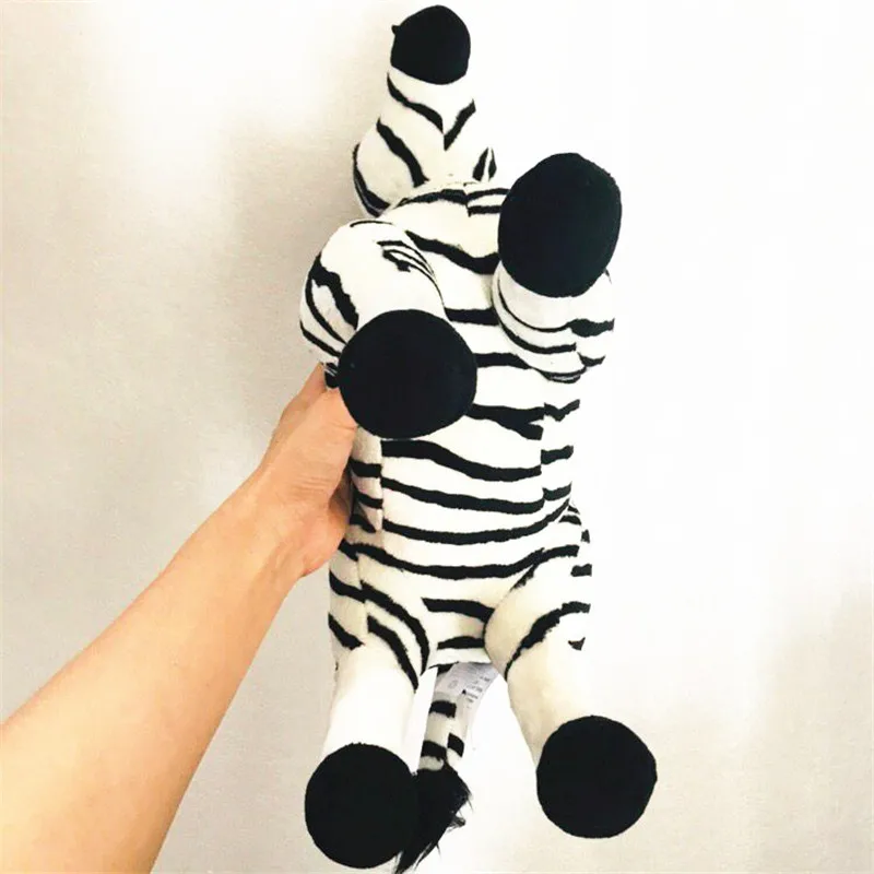 Бесплатная доставка 1 шт./лот плюшевая кукла король Зебра подарок детские игрушки