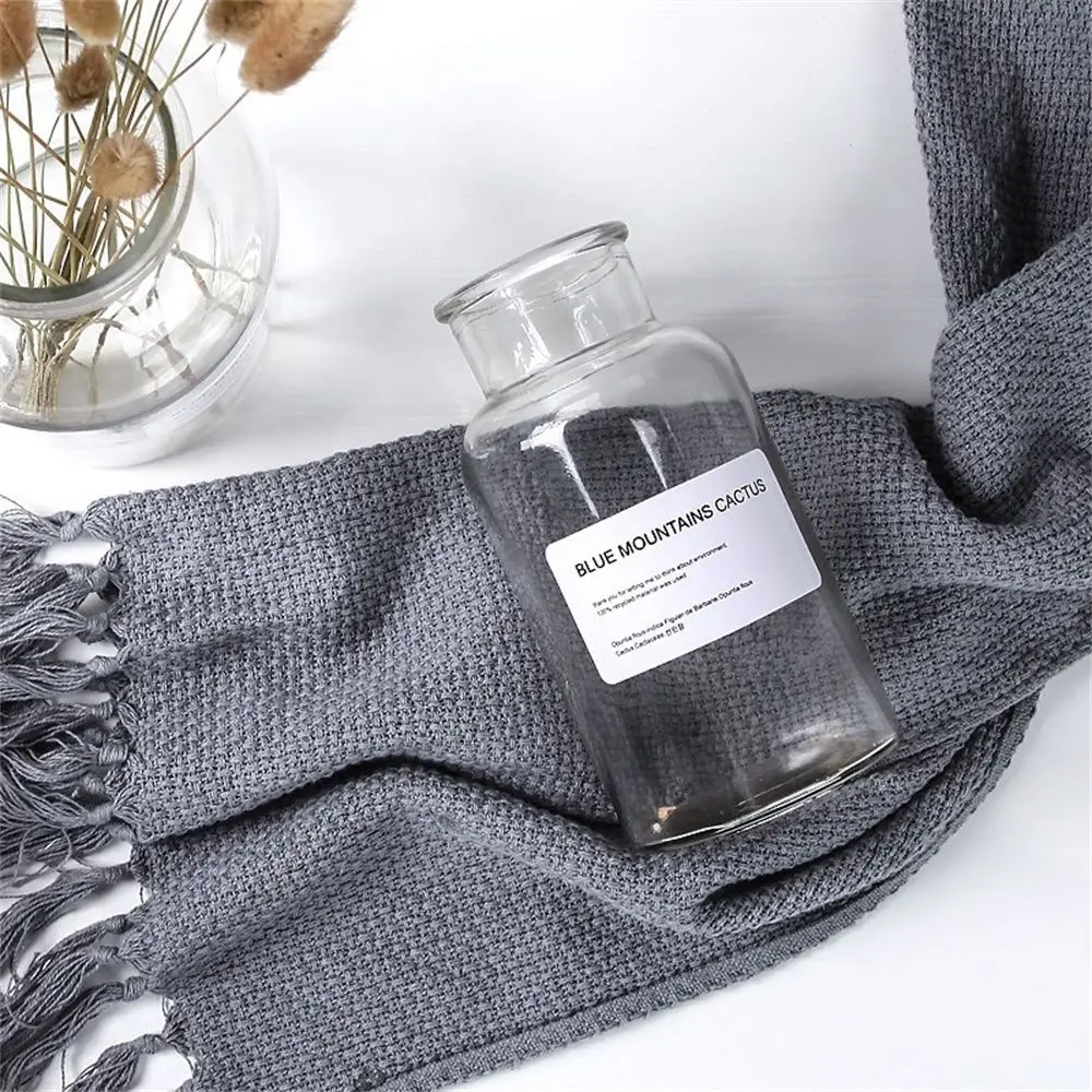 Simple Home Decoration Hydroponics Dried Flower Transparent Vase Bottle Glass | Дом и сад