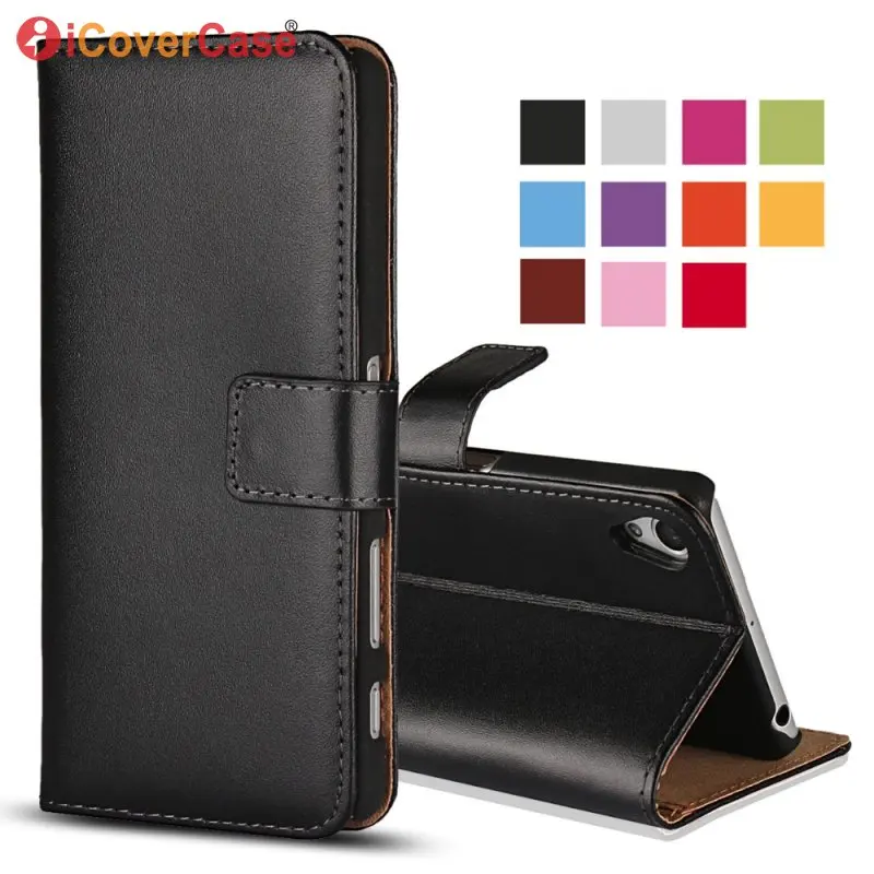 Чехол для Sony Xperia Z4 Z5 X Compact XZ XZ1 XZ2 Premium XZ3 Book Wallet Leather Hoesje Etui Coque на.